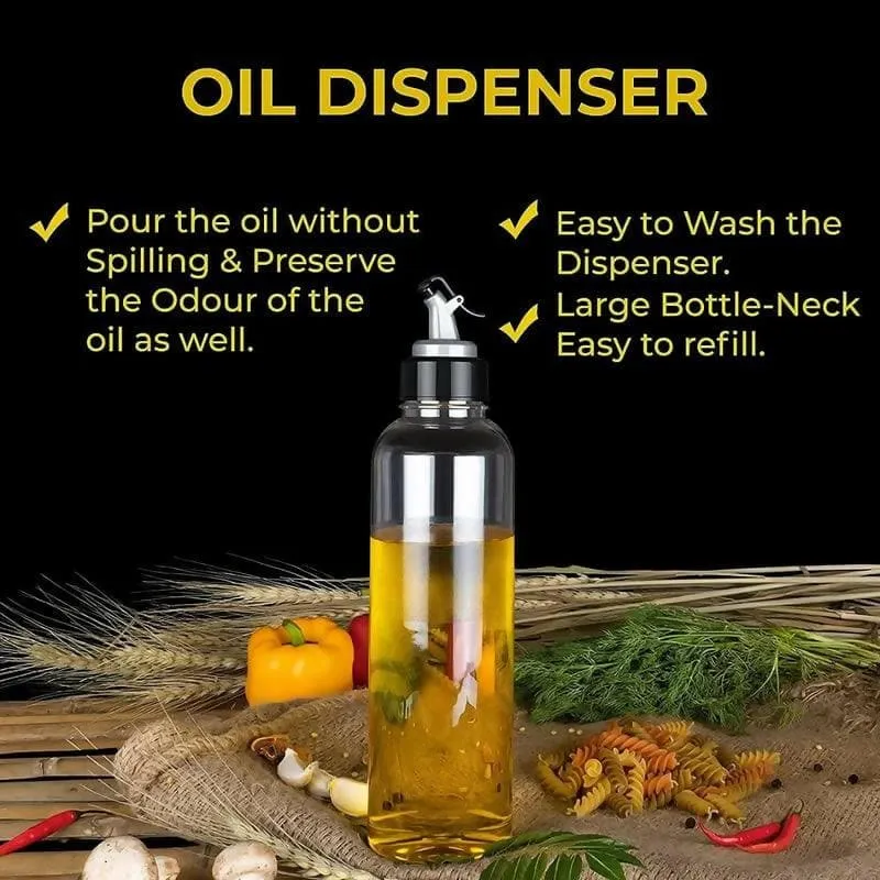 1 Litre - Leak Proof Liquid Dispenser for Easy Flow Oil