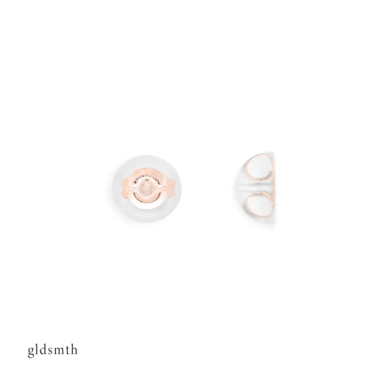 10k Rose Gold Earring Backing (Single)