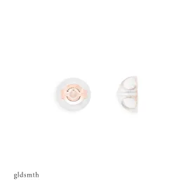 10k Rose Gold Earring Backing (Single)