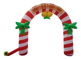 13' Inflatable Candy Cane Arch