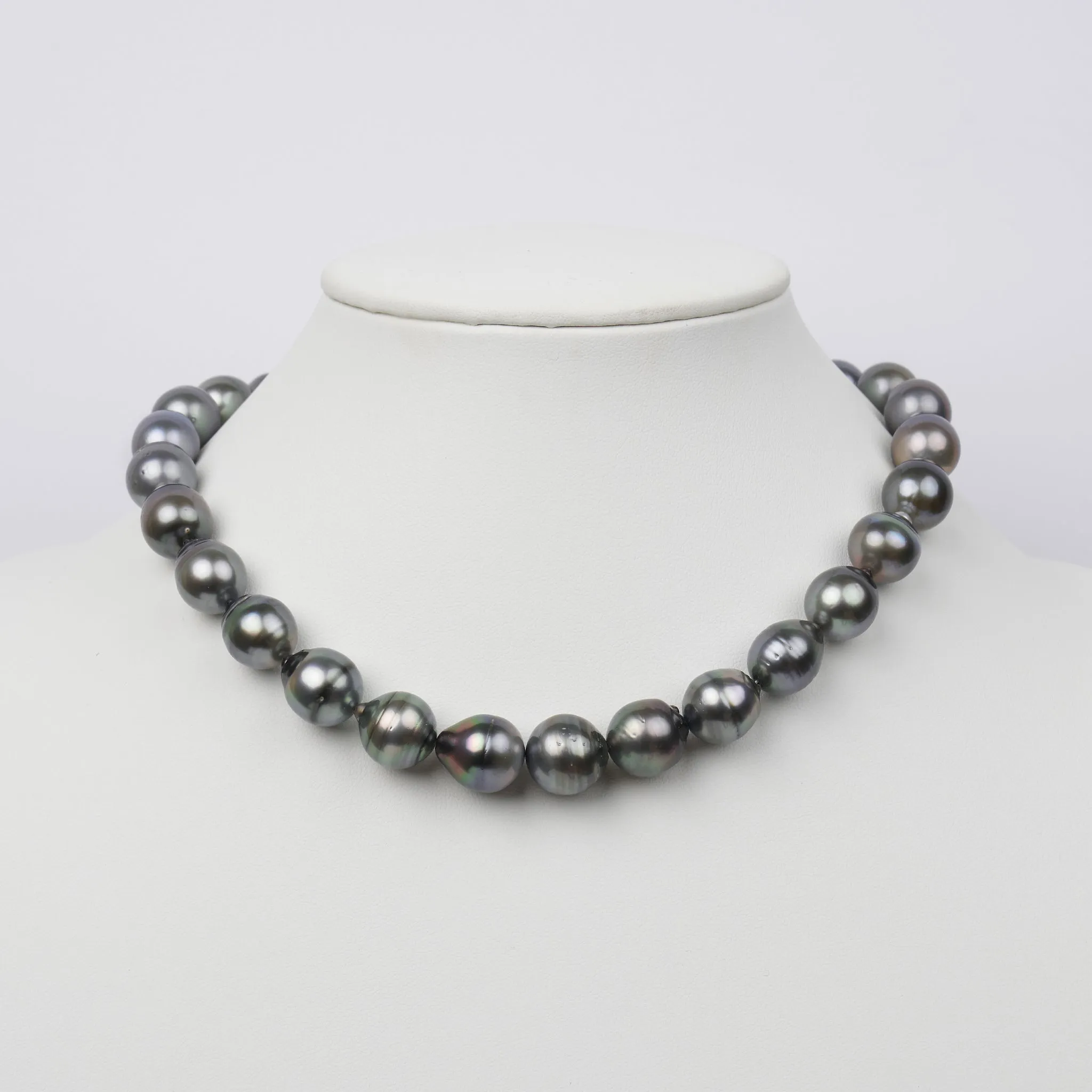 13.0-14.4 mm AA /AAA Tahitian Drop Pearl Necklace