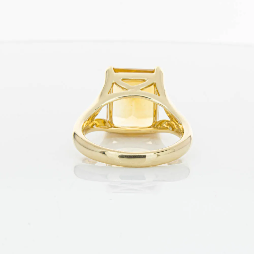 14ct Yellow Gold Citrine Verona Ring