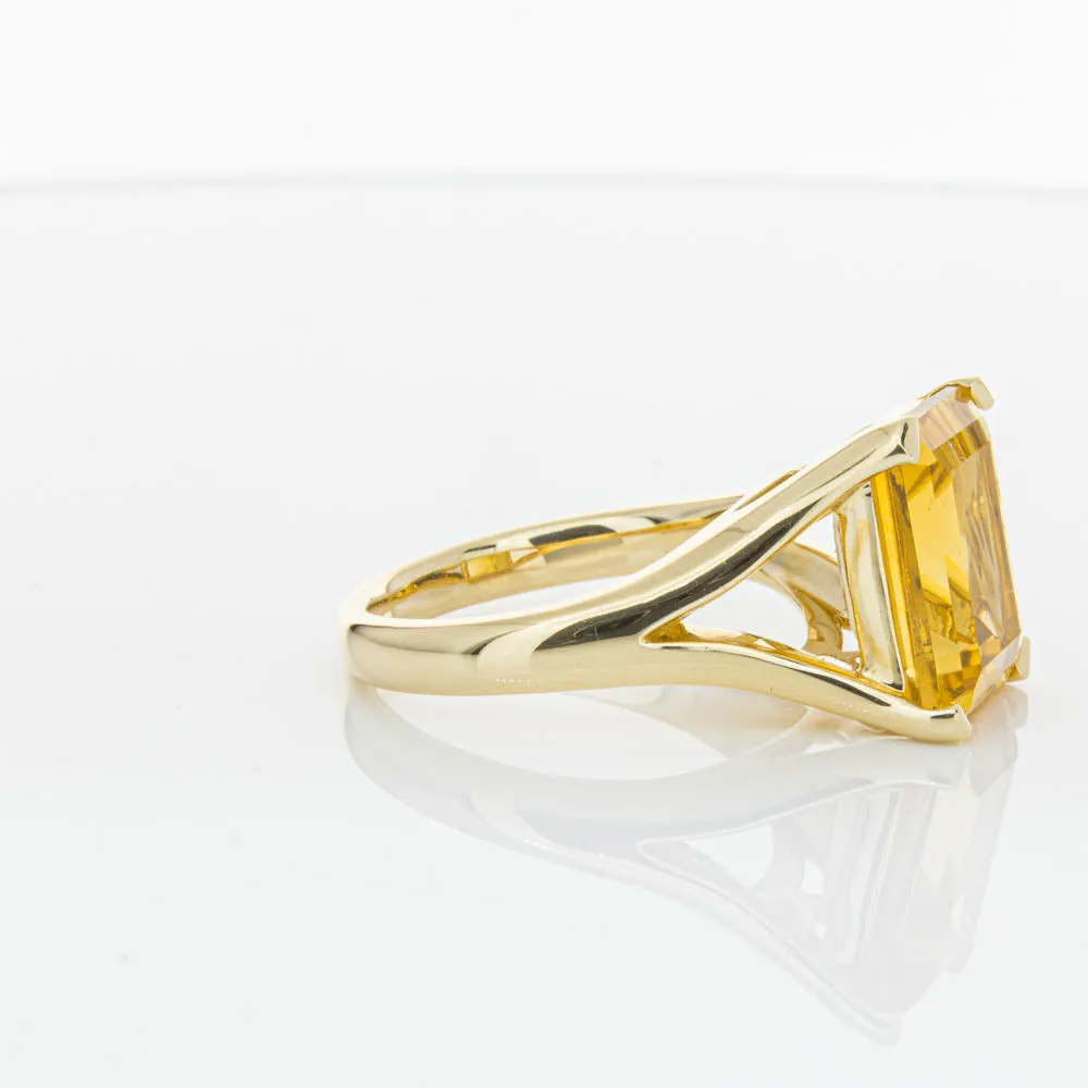 14ct Yellow Gold Citrine Verona Ring