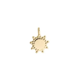 14K SOLID GOLD - BELIEVE SOLEIL NAMESAKE CHARM