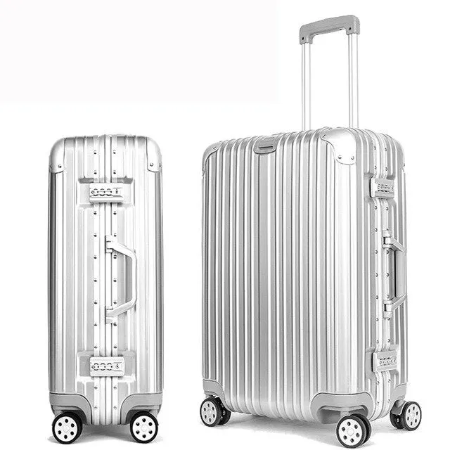 20''24''26''29''Large Capacity Aluminum Frame Suitcase Travel Trolley Luggage Tsa Lock Koffer