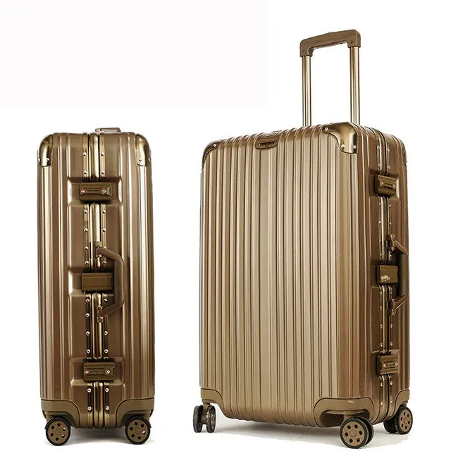 20''24''26''29''Large Capacity Aluminum Frame Suitcase Travel Trolley Luggage Tsa Lock Koffer