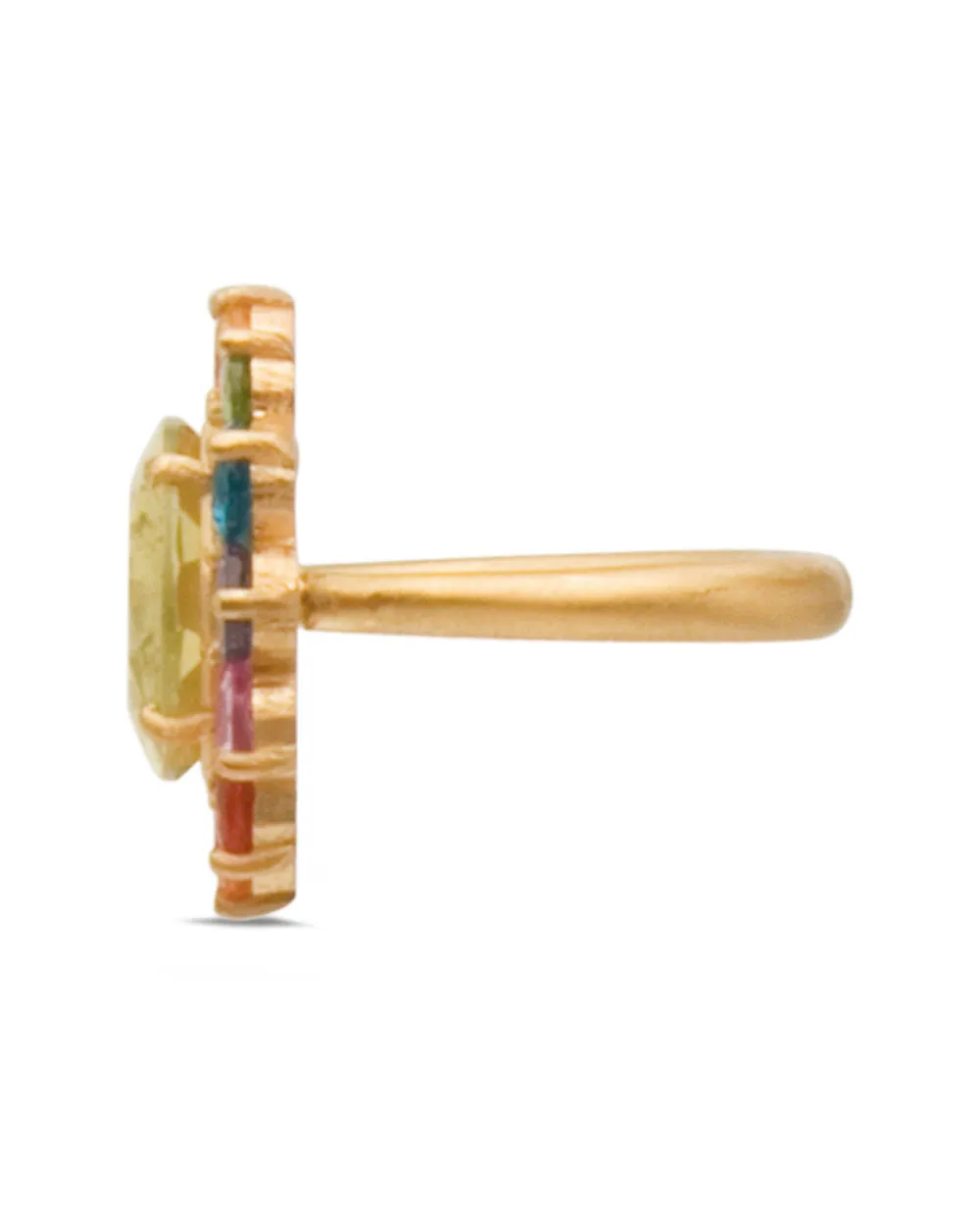 22k Yellow Gold Rainbow Hortens Ring