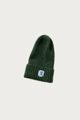 5G Wool Knit Cap - Green