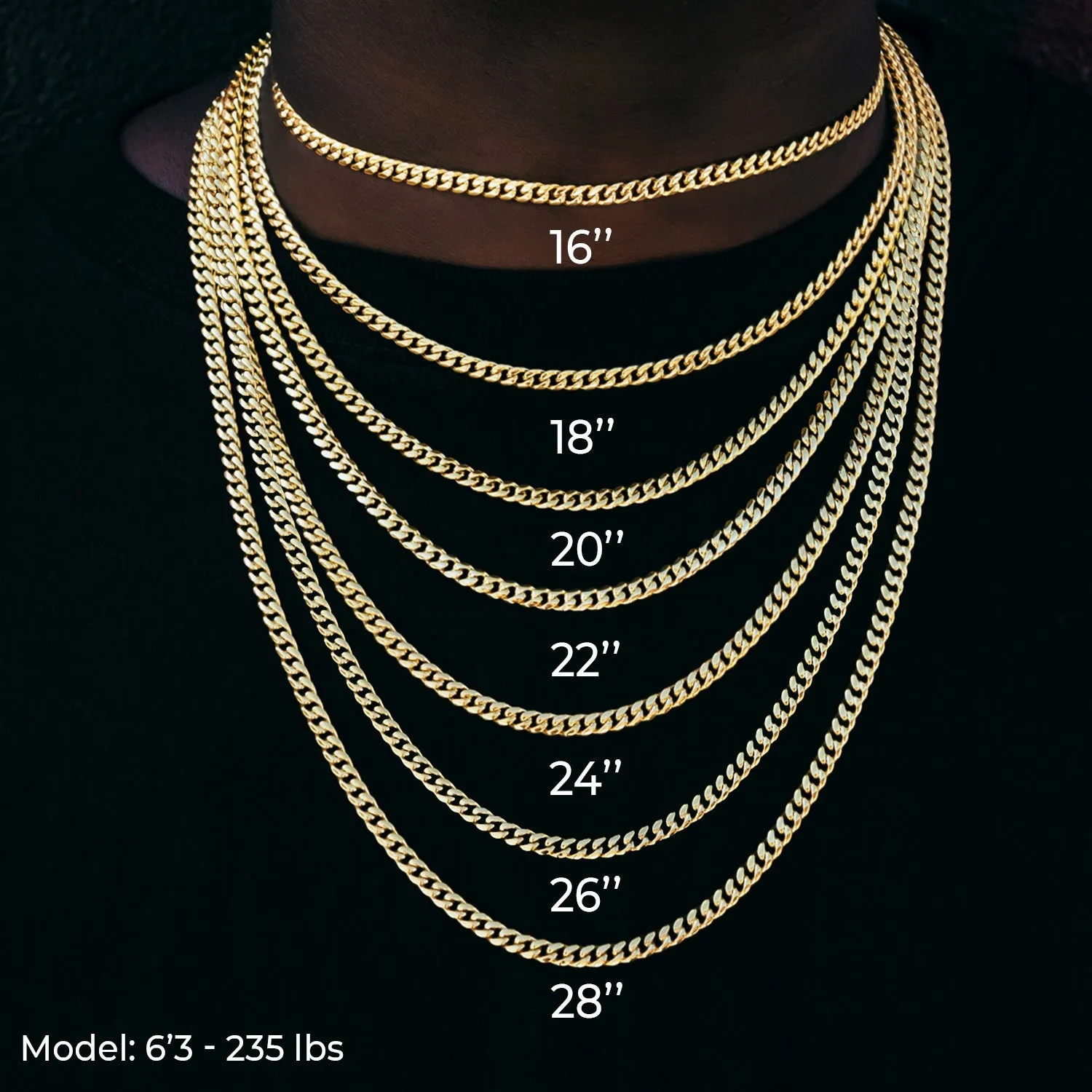 5mm Miami Cuban Link Chain