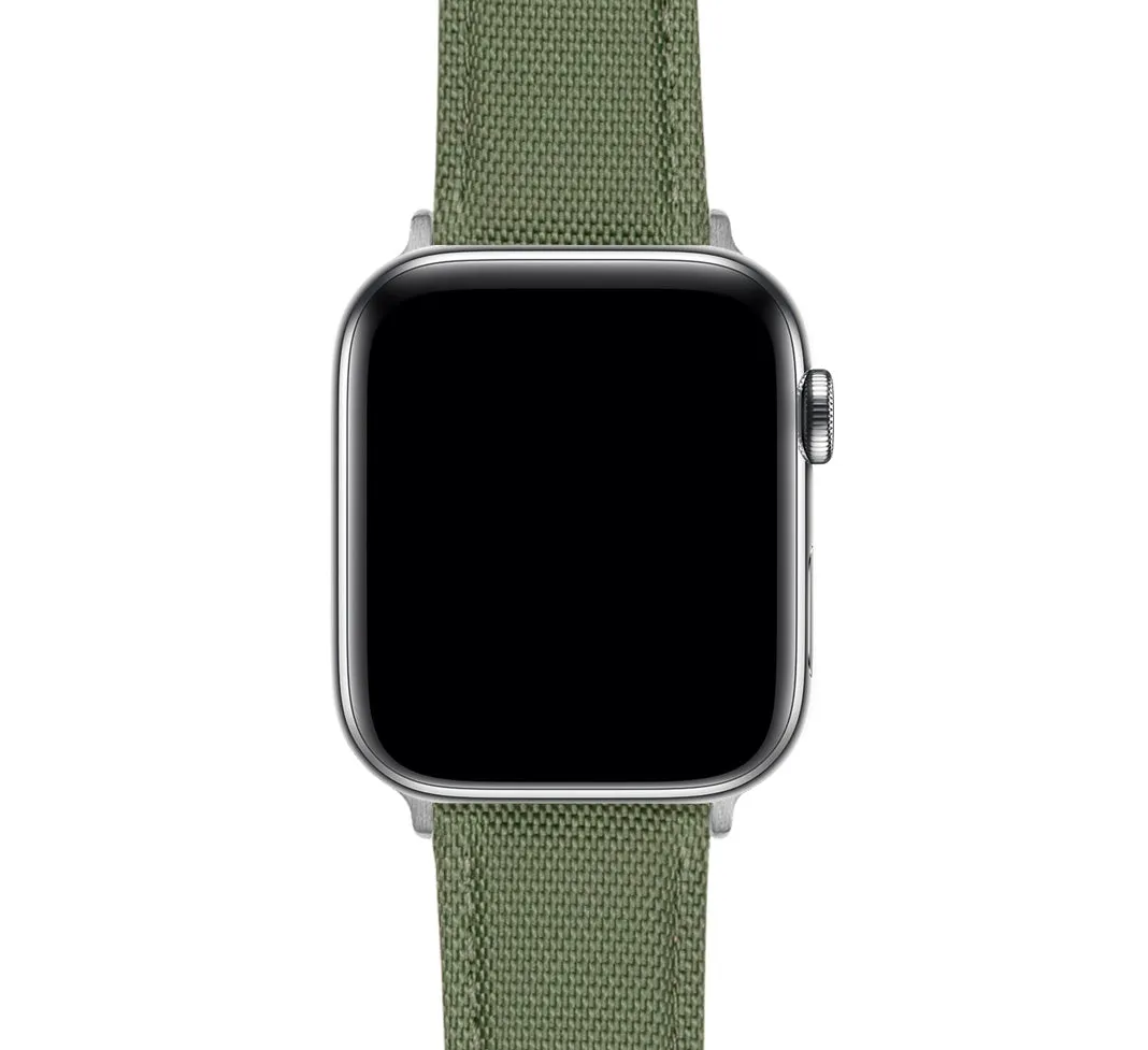 Apple Watch Army Green Sailcloth Watch Band