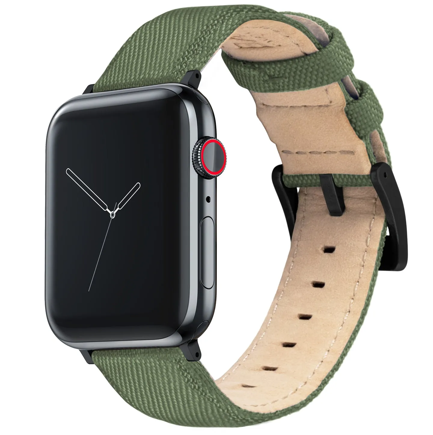 Apple Watch Army Green Sailcloth Watch Band