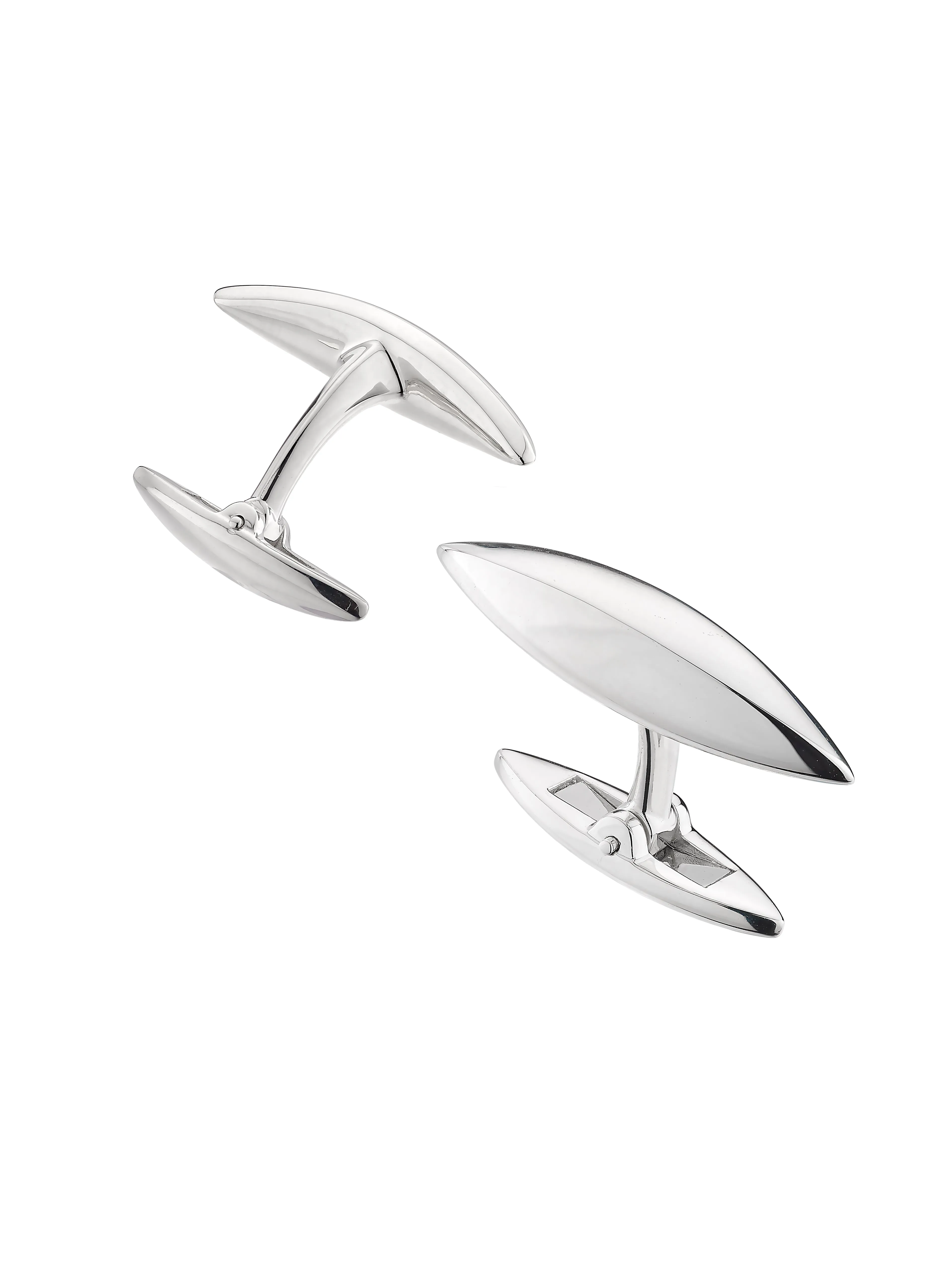 Arc Cufflinks - Silver