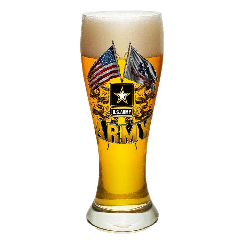 Army Double Flag Pilsner Glass Set