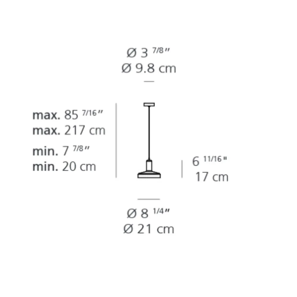 Artemide Stablight "C" suspension lamp