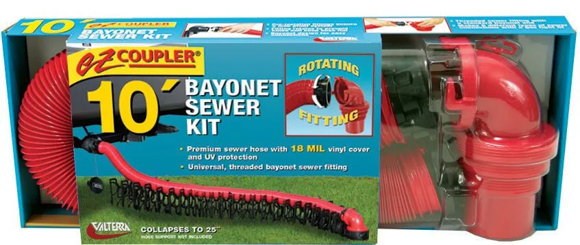 Bayonet Sewer Kit 10 Feet D04-0114