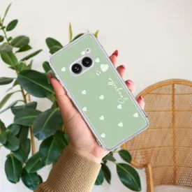 Be Loved Customize Transparent Silicon Case Mint Green For Nothing