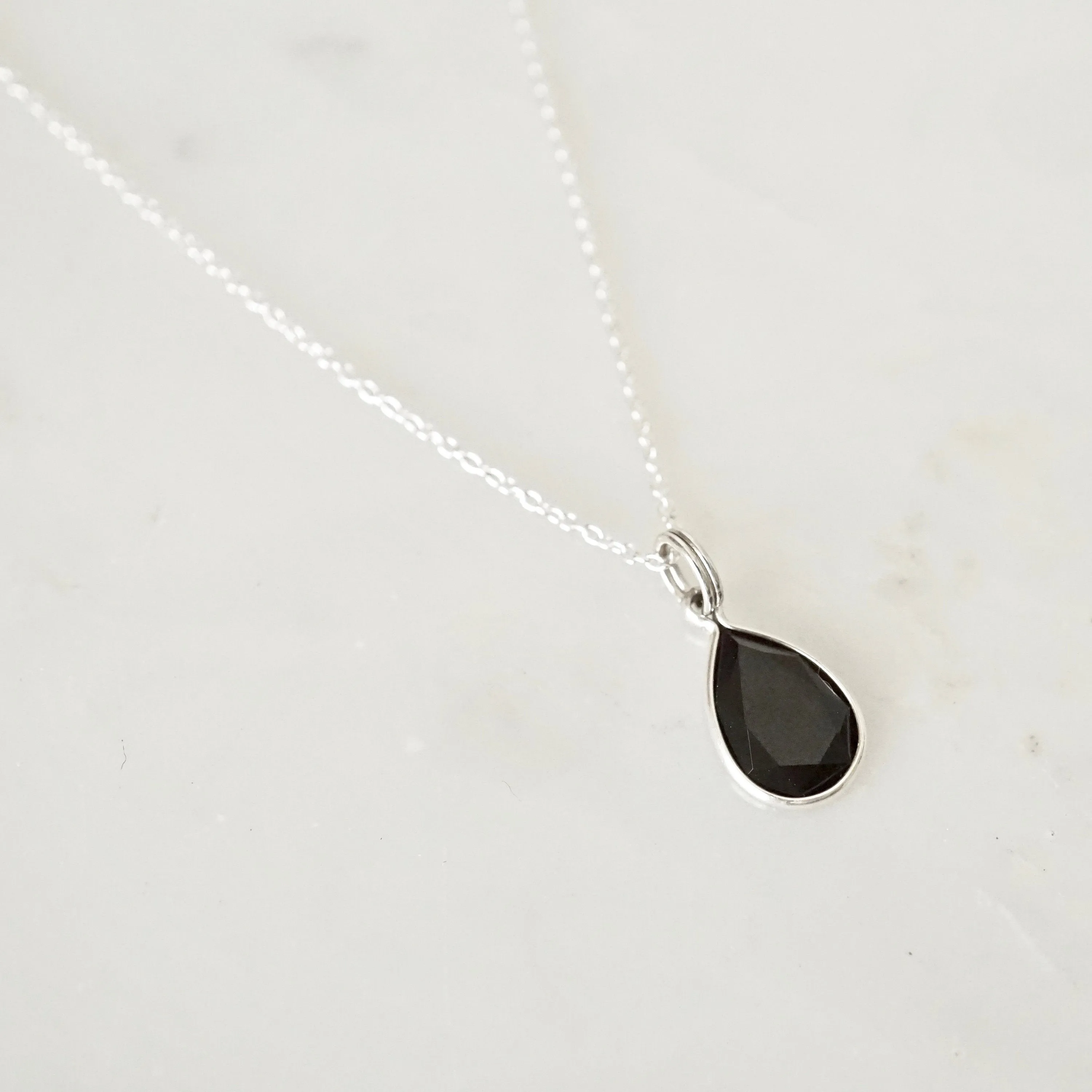 Black Onyx Stone Necklace - Women's Onyx Necklace