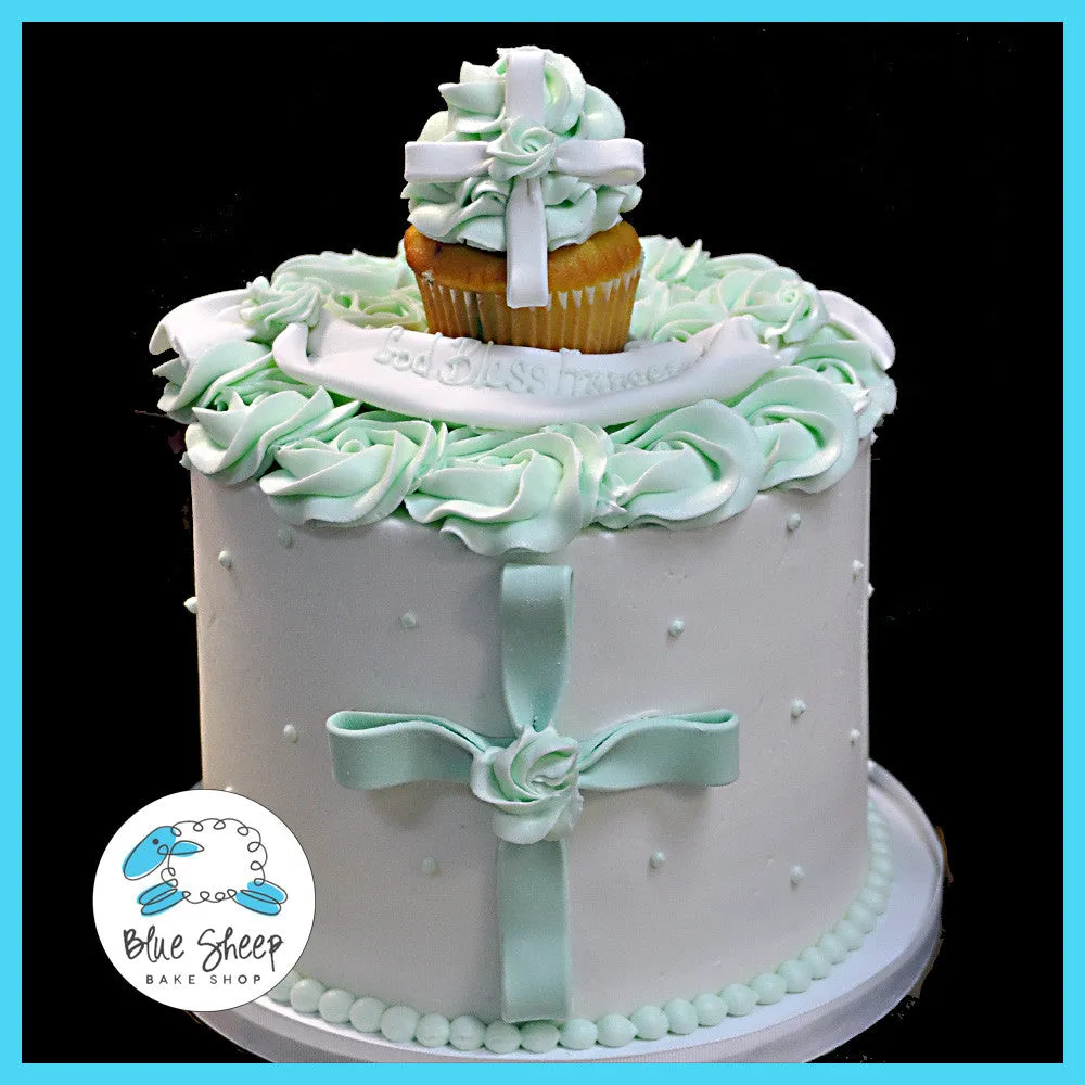 Buttercream 1st Communion Cake