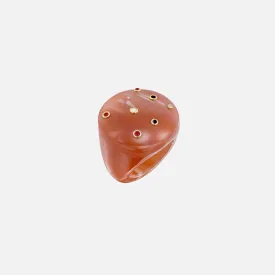 Carnelian Mini Sky Bubble Ring