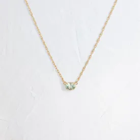 Centering Necklace, Mint Garnet - OOS