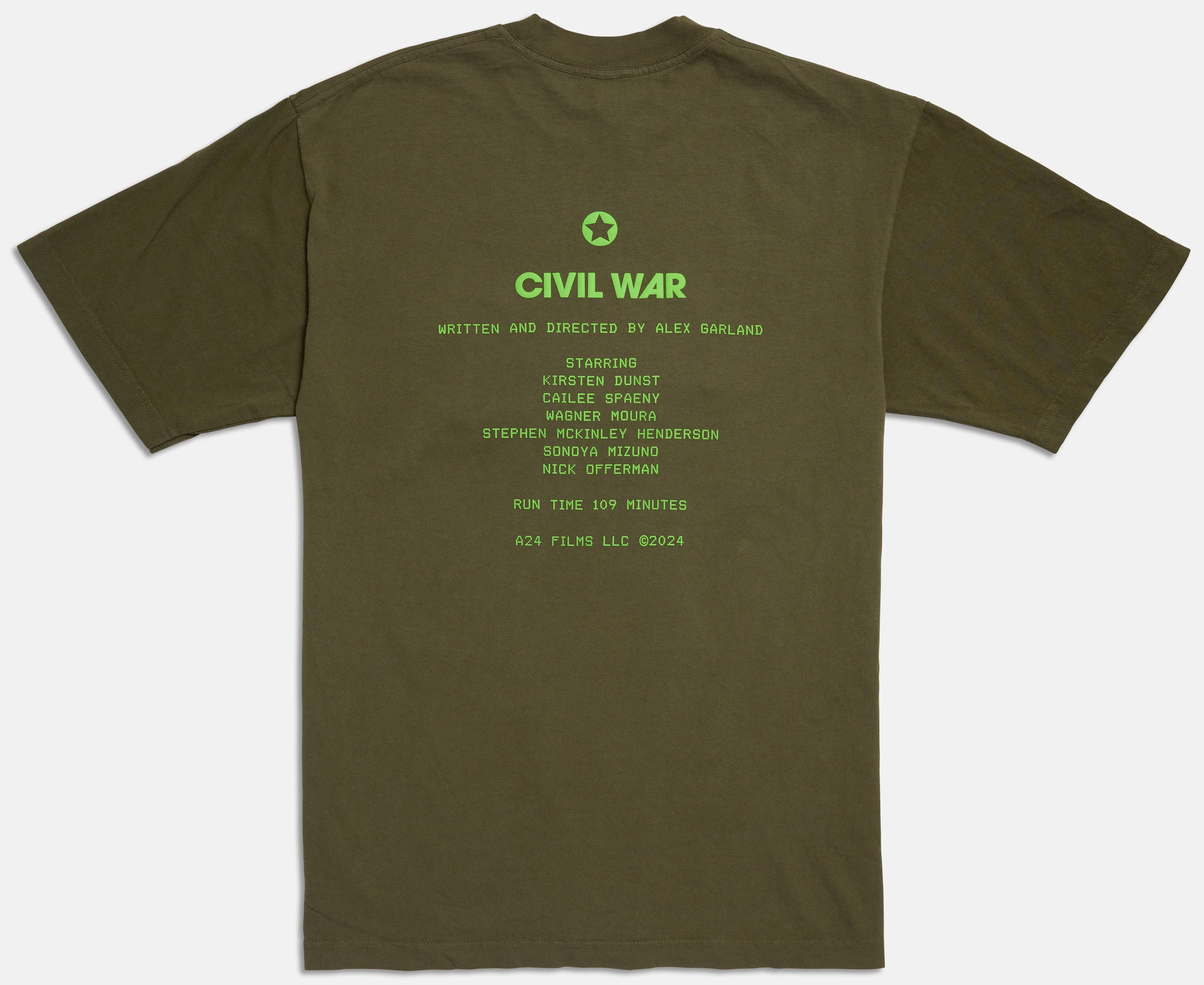 Civil War Puff Print Logo Tee