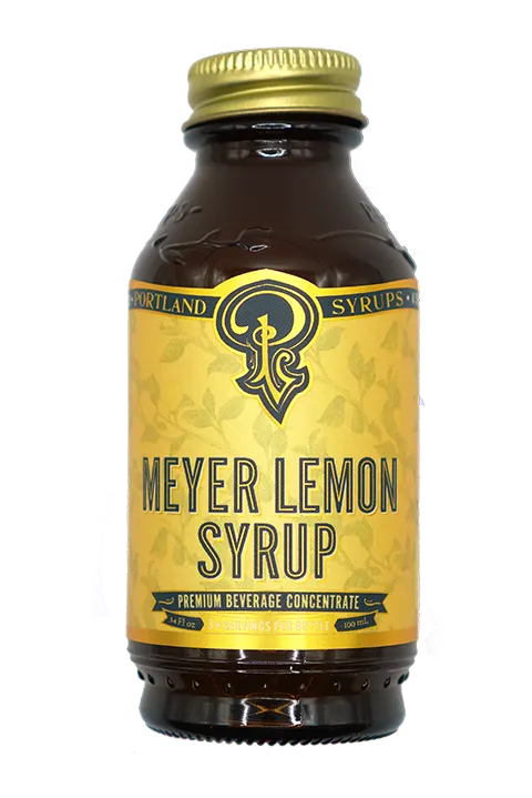 Clearance: Meyer Lemon Syrup 3.4oz - cocktail / mocktail beverage mixer