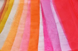 Crystal Organza Fabric | Sparkle Sheer Organza | 60" Wide | Wholesale Bolt | Multiple Colors |