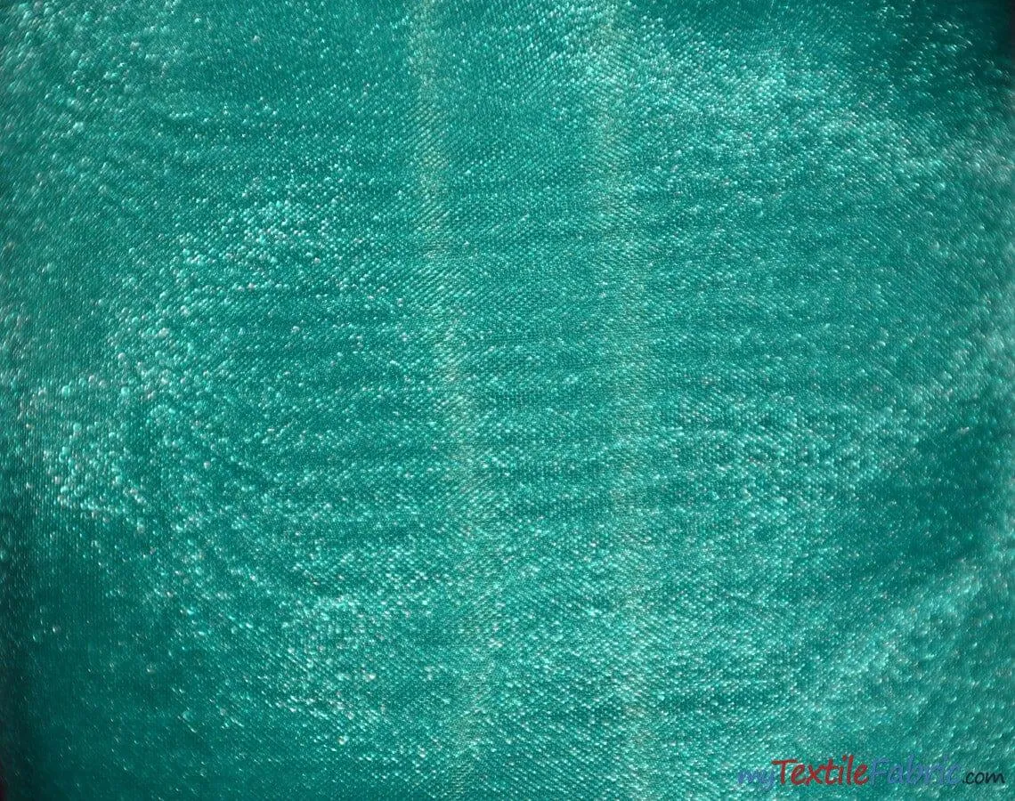 Crystal Organza Fabric | Sparkle Sheer Organza | 60" Wide | Wholesale Bolt | Multiple Colors |