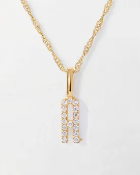 Diamond Initial Necklace