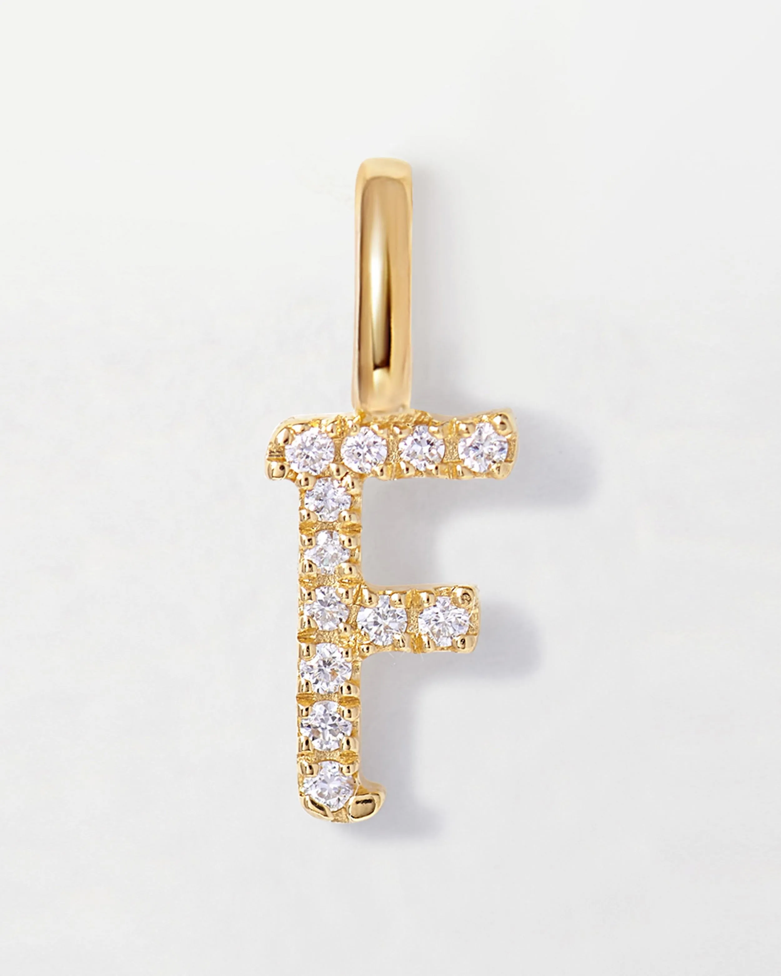 Diamond Initial Pendant