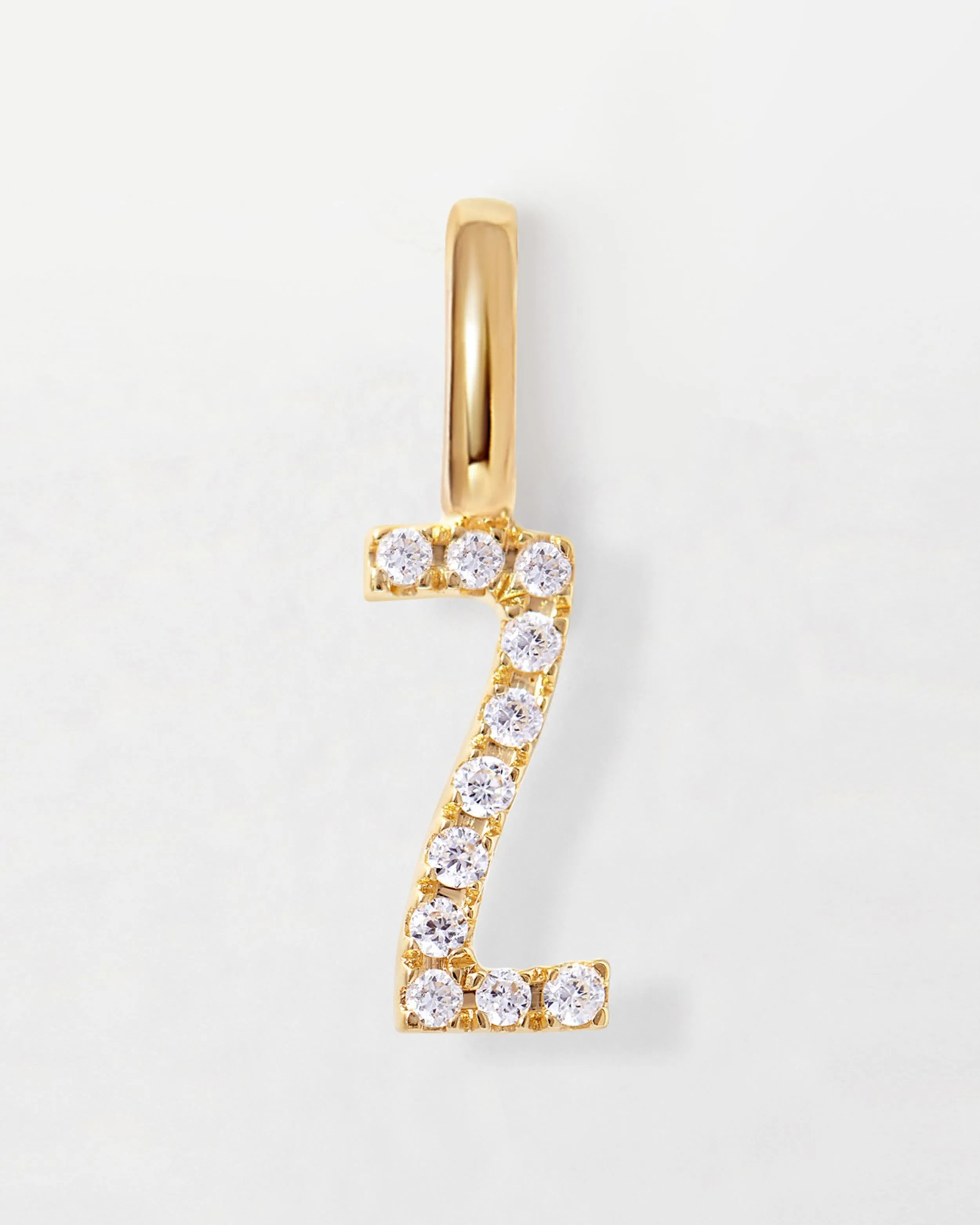 Diamond Initial Pendant