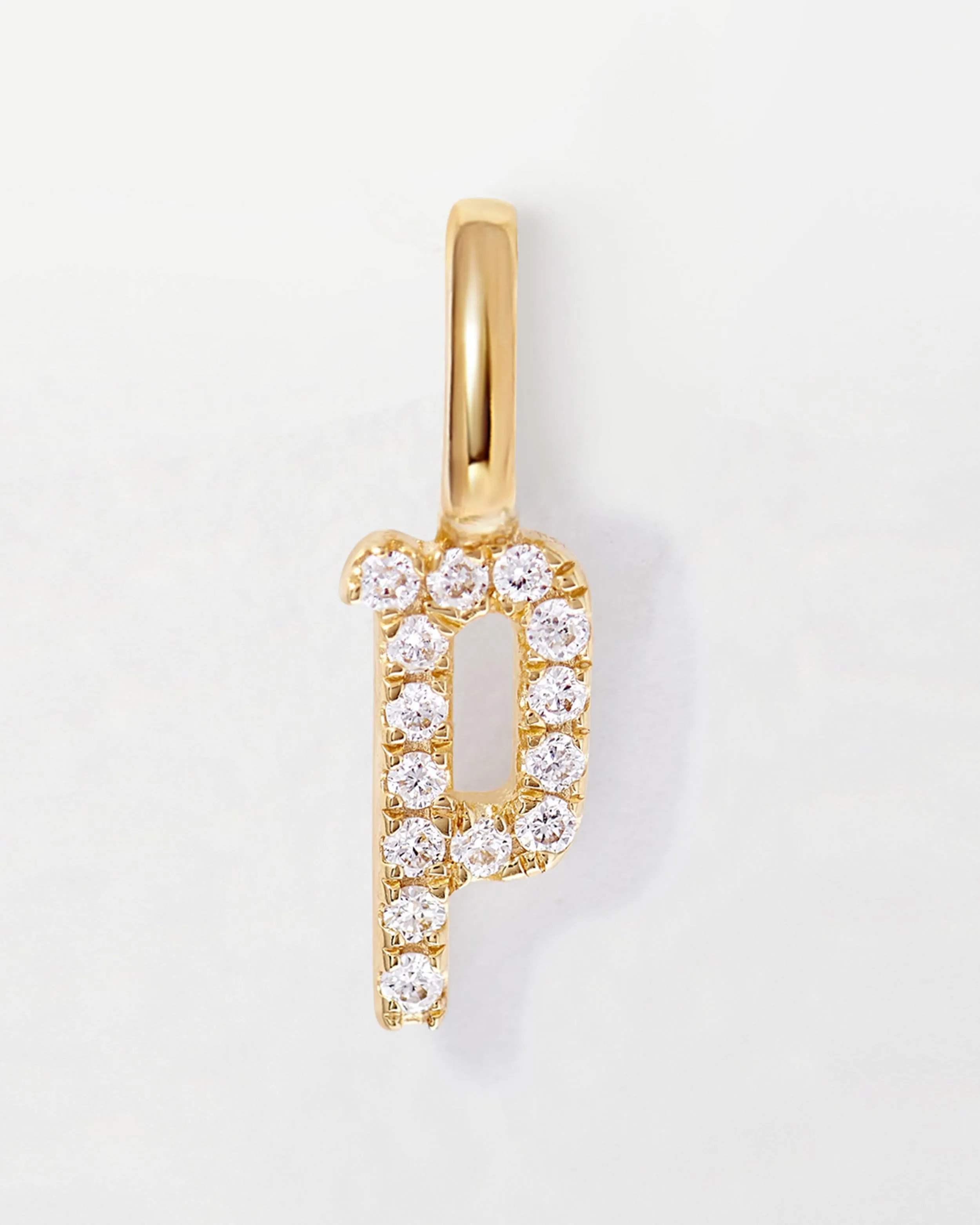 Diamond Initial Pendant