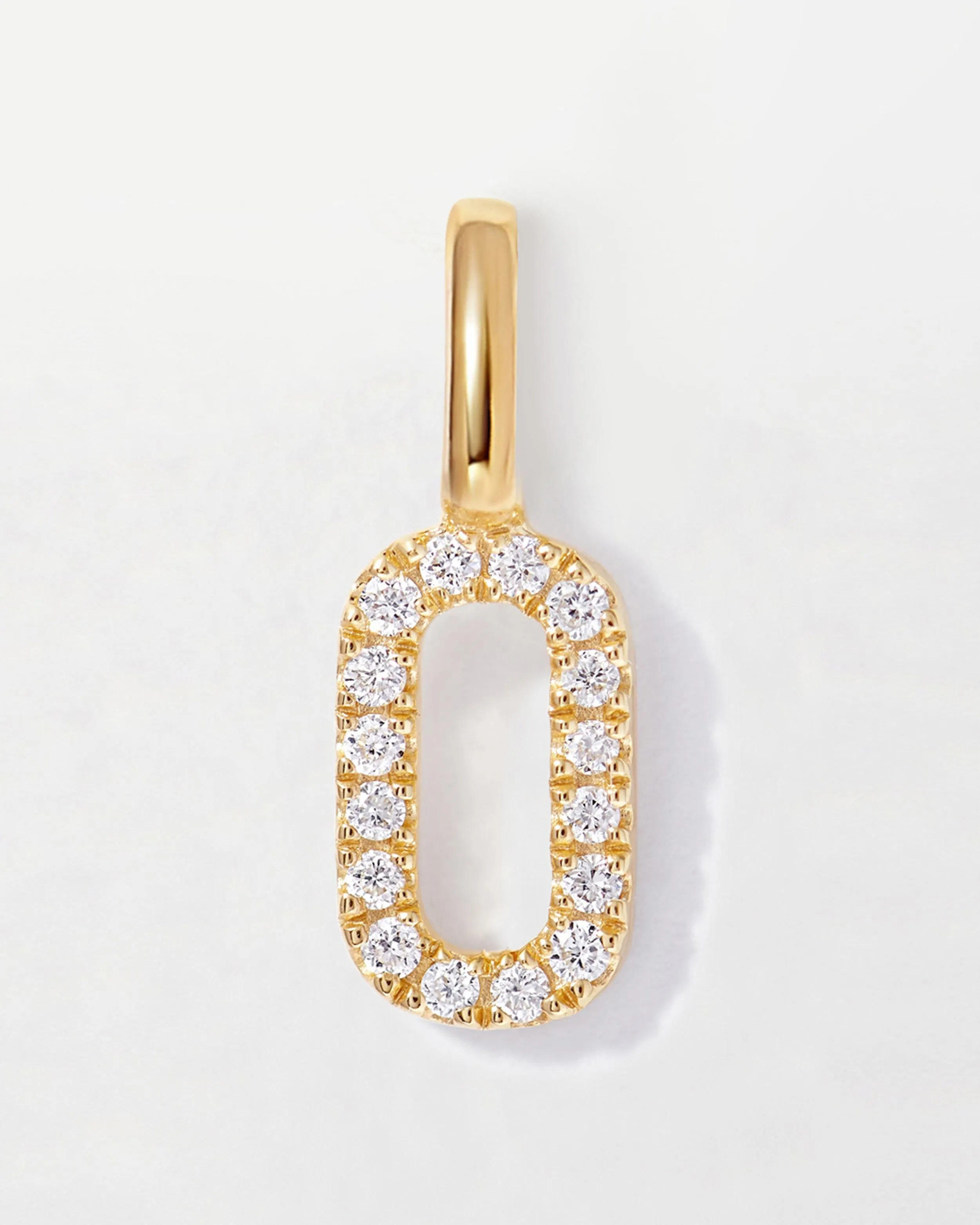 Diamond Initial Pendant