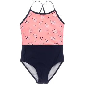 Ditsy Coral Classic Crossback Swimsuit