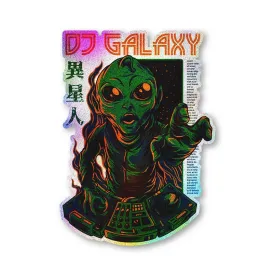 Dj galaxy Diamond Dust Sticker