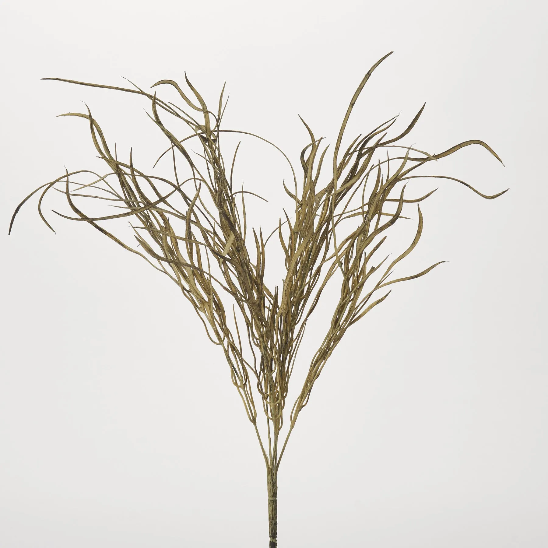 Dried-Look Faux Autumn Grass Bush Spray - 24"