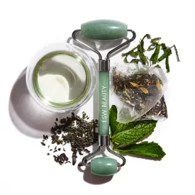 ESW Beauty Mint Green Tea Jade Face Roller