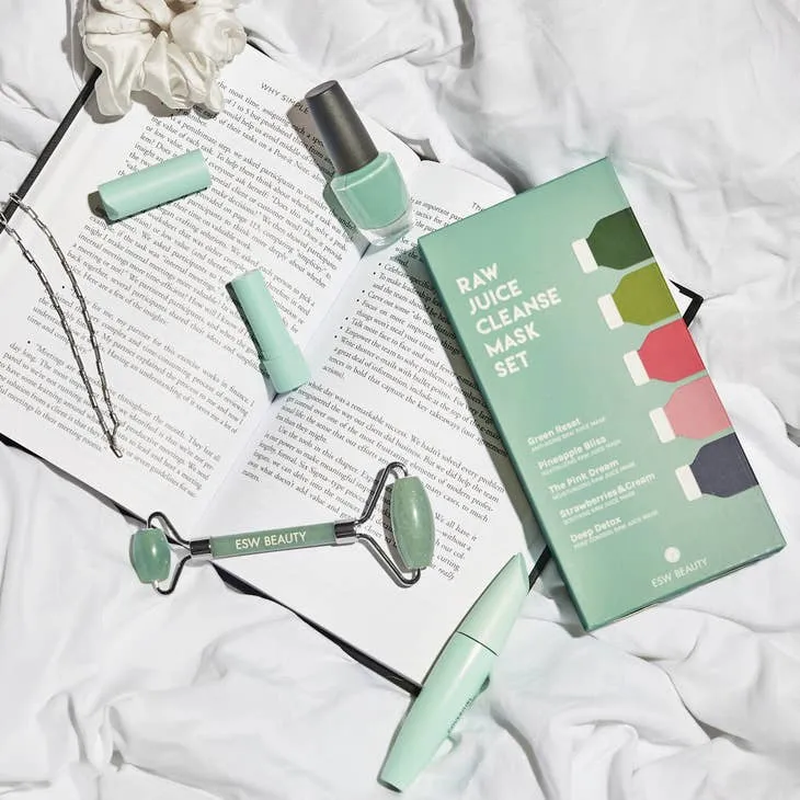 ESW Beauty Mint Green Tea Jade Face Roller