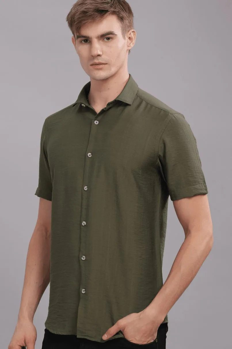 Forest Green - Half Sleeve - Airlite Shirt