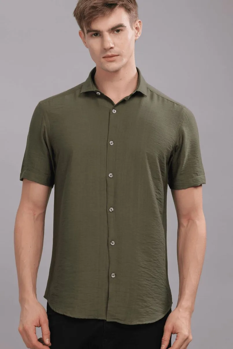 Forest Green - Half Sleeve - Airlite Shirt