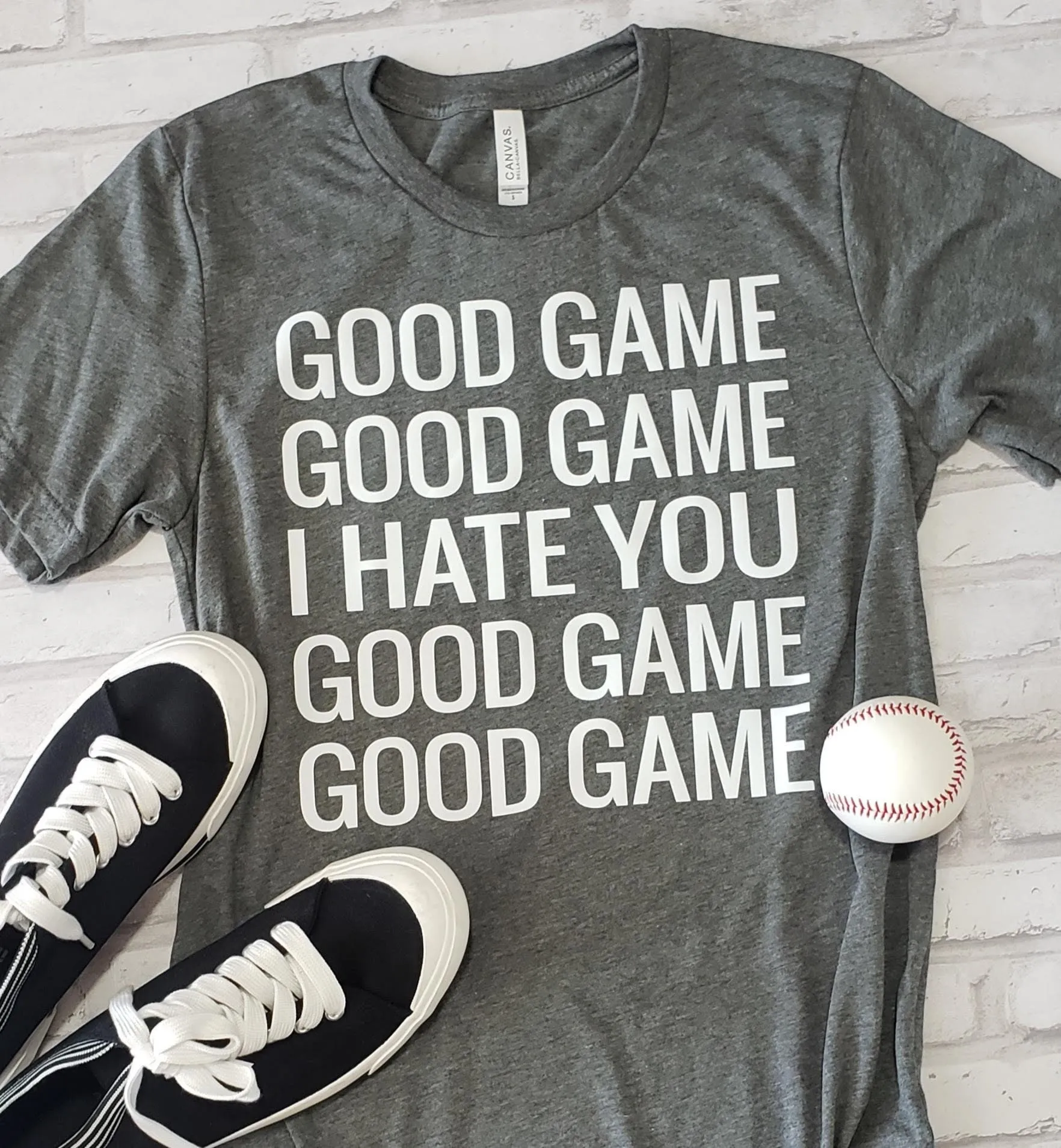 Good Game, Good Game, I Hate You, Funny Baseball T-Shirt