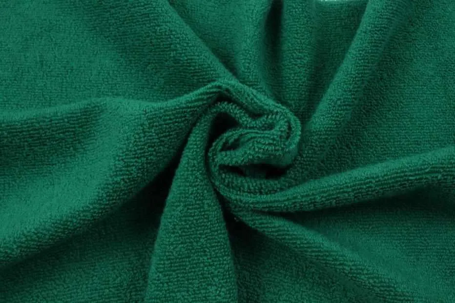 Heavy Cotton Towel Jersey - Grass Green