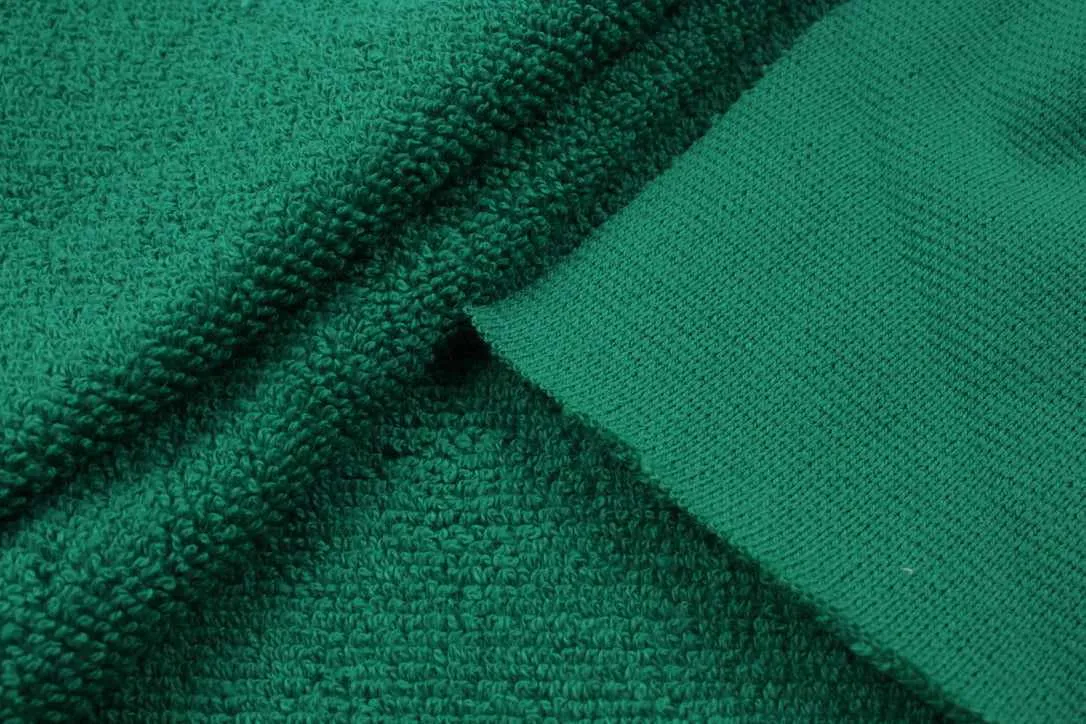 Heavy Cotton Towel Jersey - Grass Green