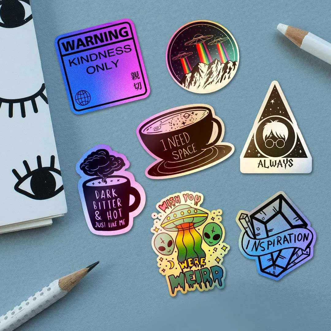 Holographic Sticker Pack [15 Stickers]