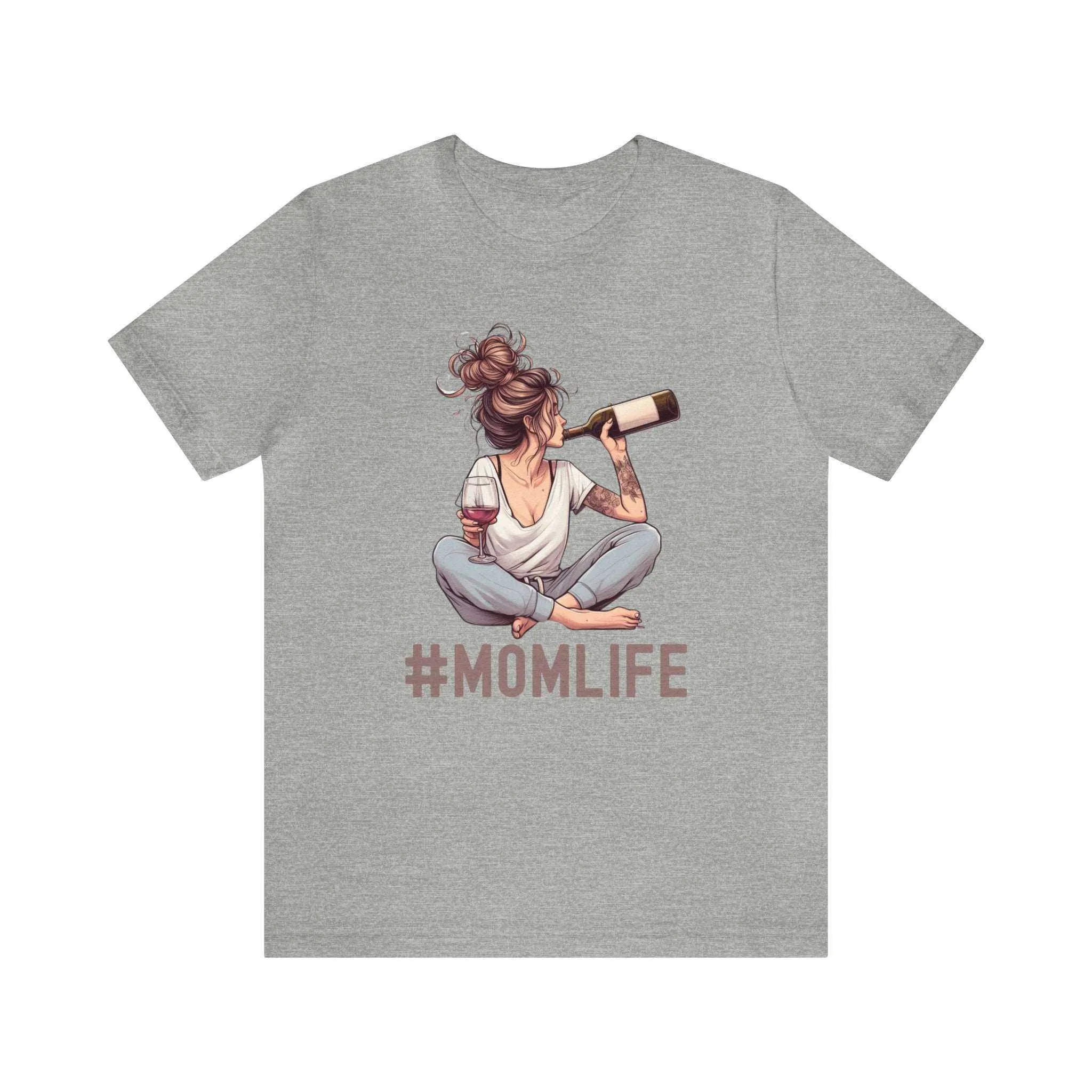 #MomLife Wine Shirt - Perfect Gift for Mom, Grandmother, Lover, Partner