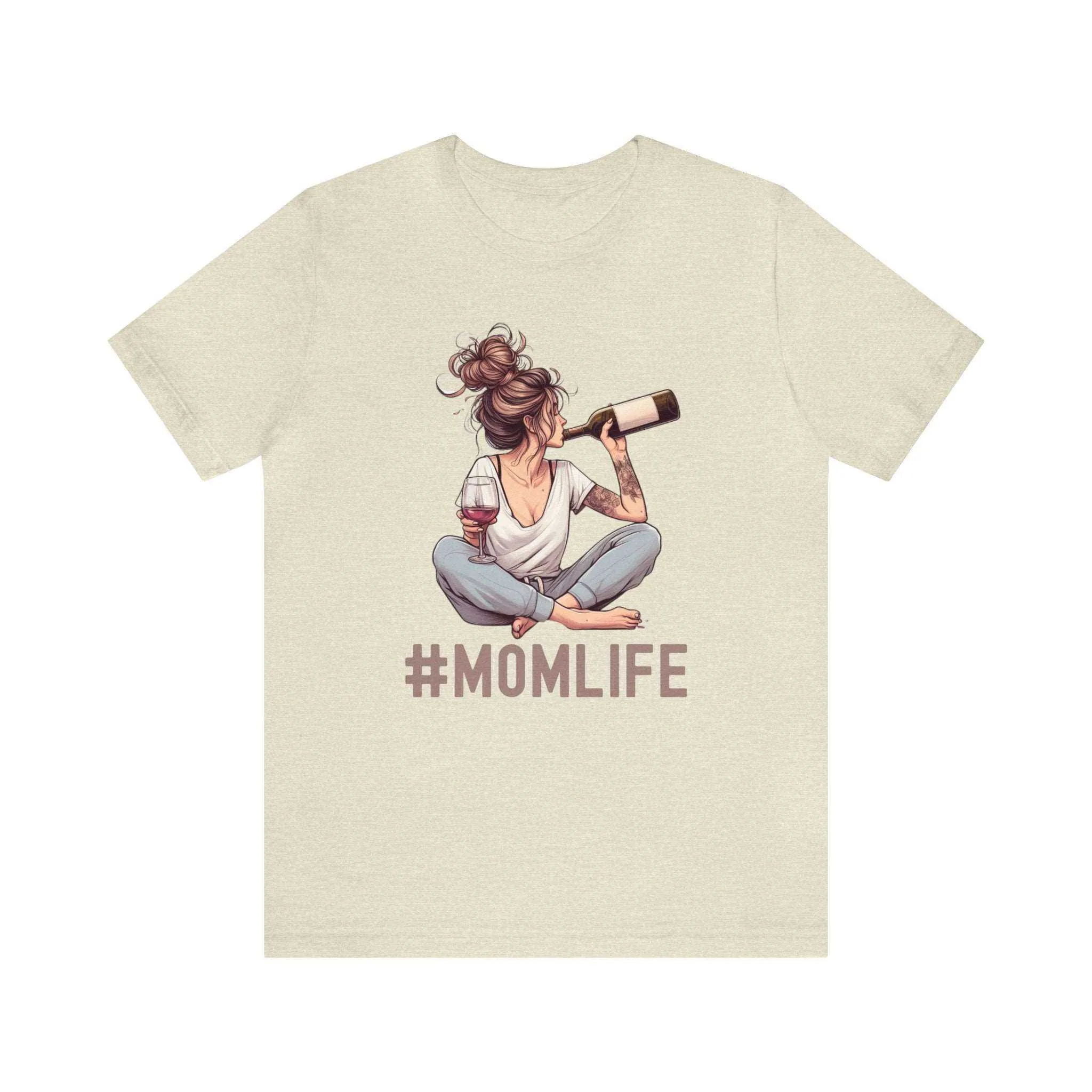 #MomLife Wine Shirt - Perfect Gift for Mom, Grandmother, Lover, Partner