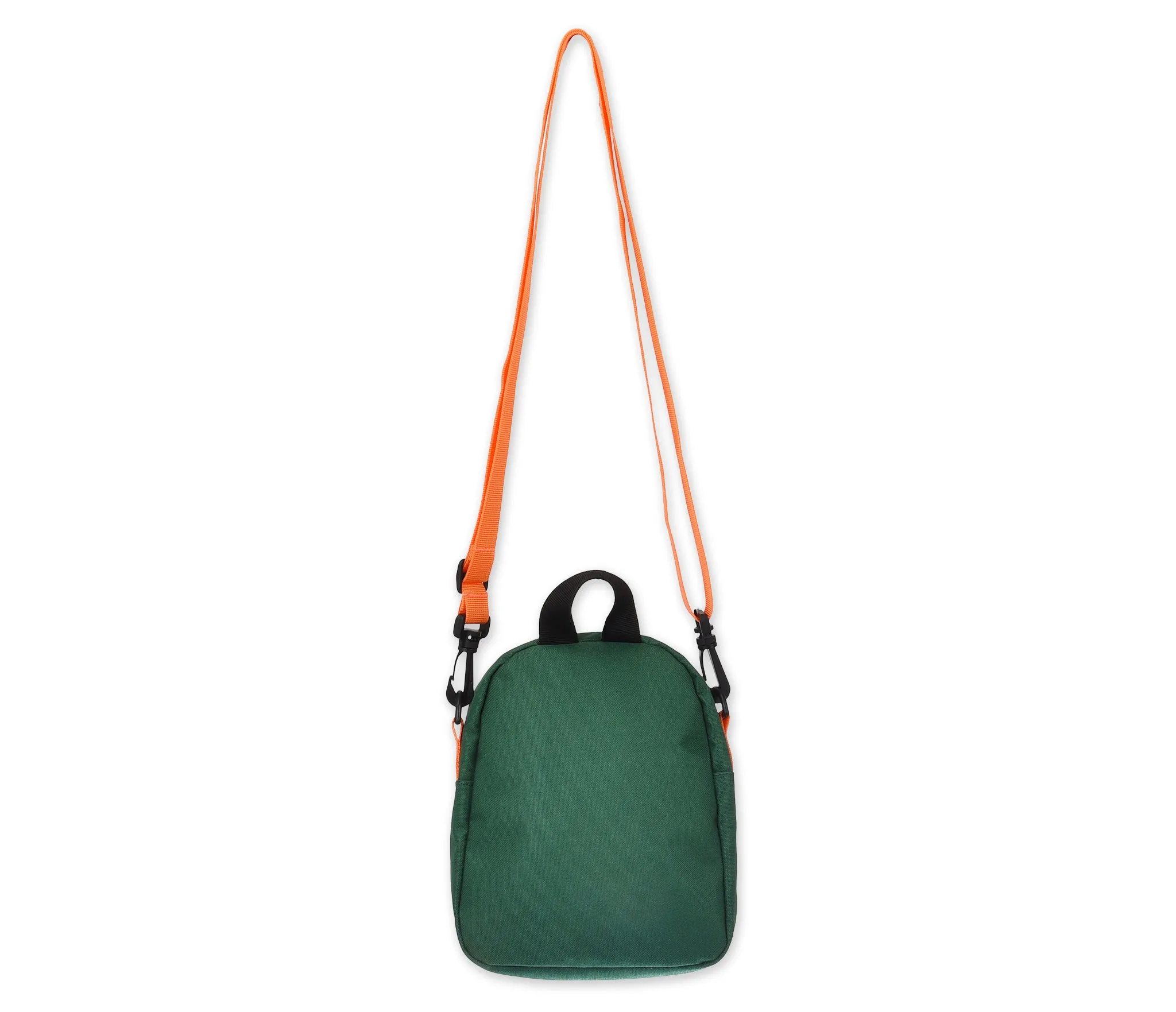 Moomintroll Adventure Cross Body Bag - Dark Green and Orange