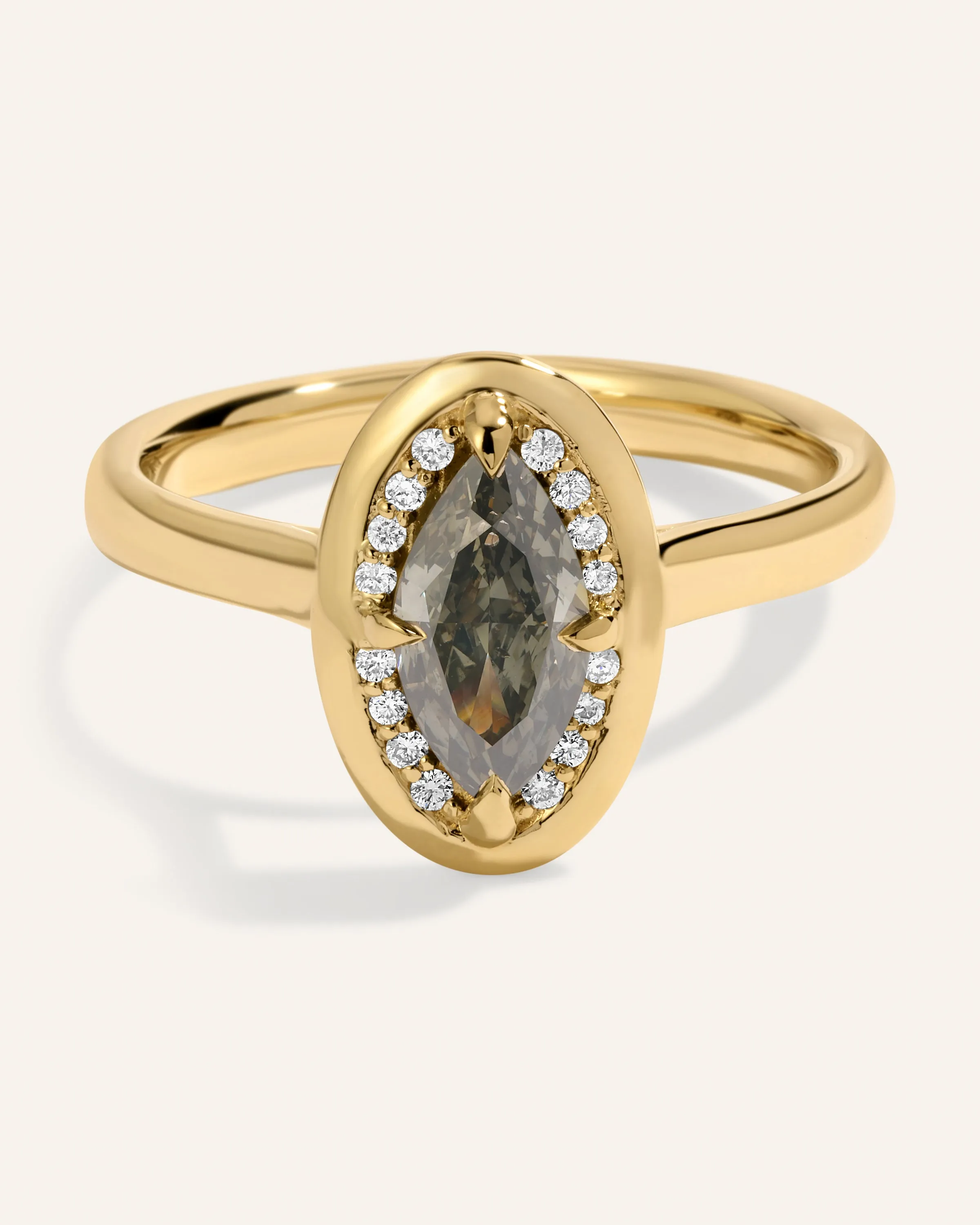 Olive Clover Ring