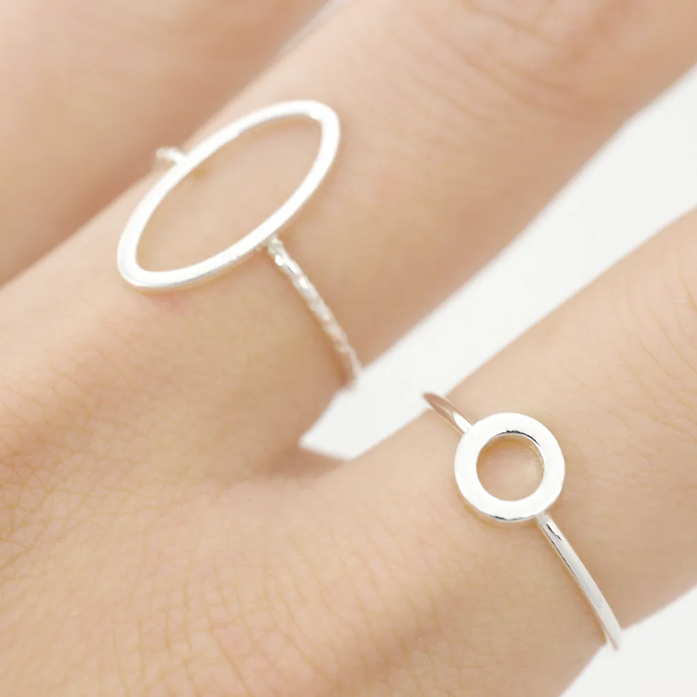 Oval Ring - Silver