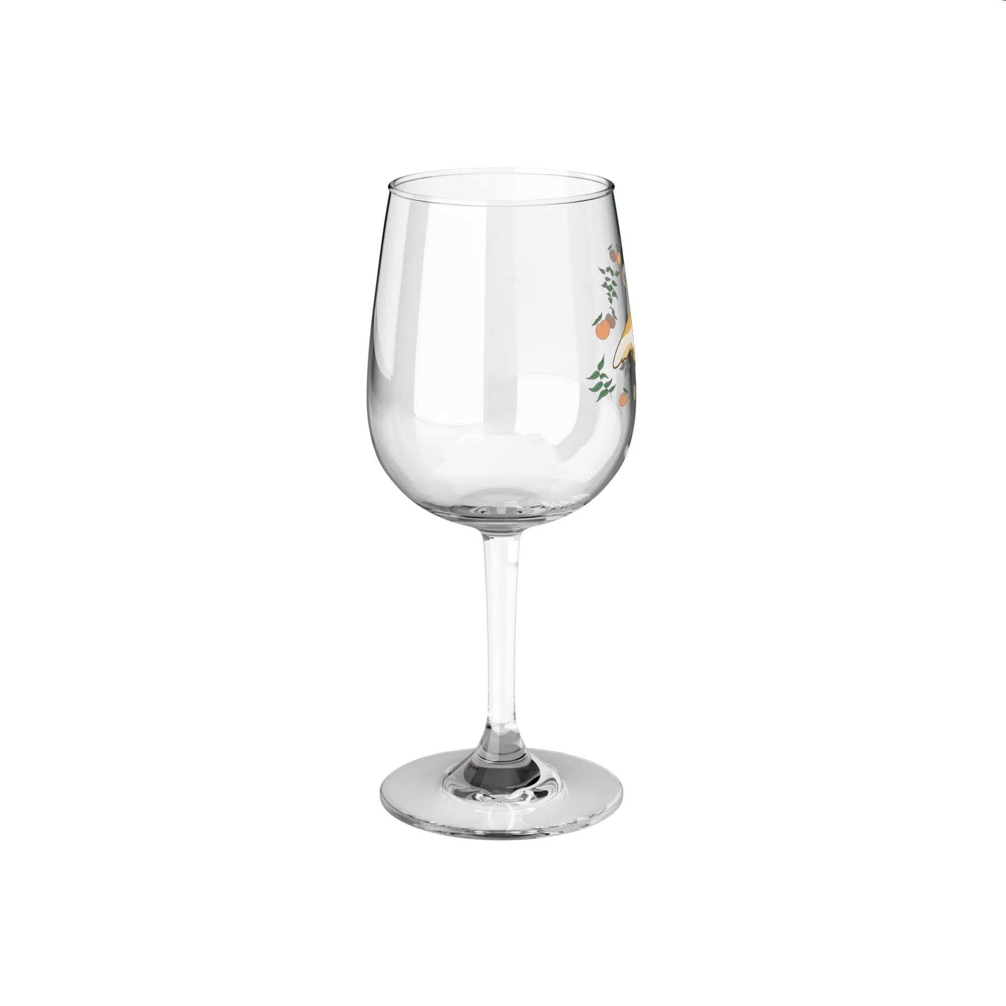 Peach Dinos - Wine Glass